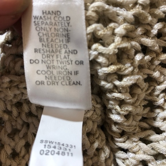 J. Jill open knit hooded sweater size Medium - Picture 8 of 11